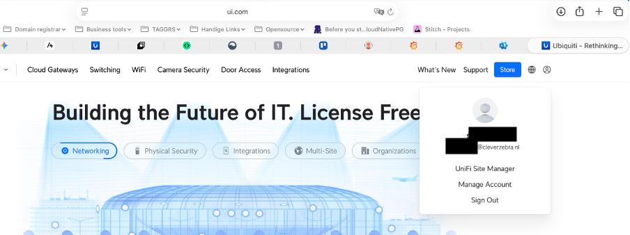 Unifi VPN herstarten